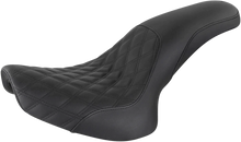 Load image into Gallery viewer, Saddlemen Profiler Seat - Front Lattice/Rear Smooth - Black - Softail 800-01-149 - Main Product View
