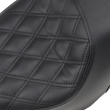Load image into Gallery viewer, Saddlemen Profiler Seat - Front Lattice/Rear Smooth - Black - XL 807-11-149 - Side View