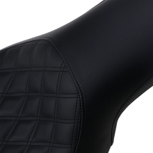 Load image into Gallery viewer, Saddlemen Profiler Seat - Front Lattice/Rear Smooth - Black 806-04-149 - Side View