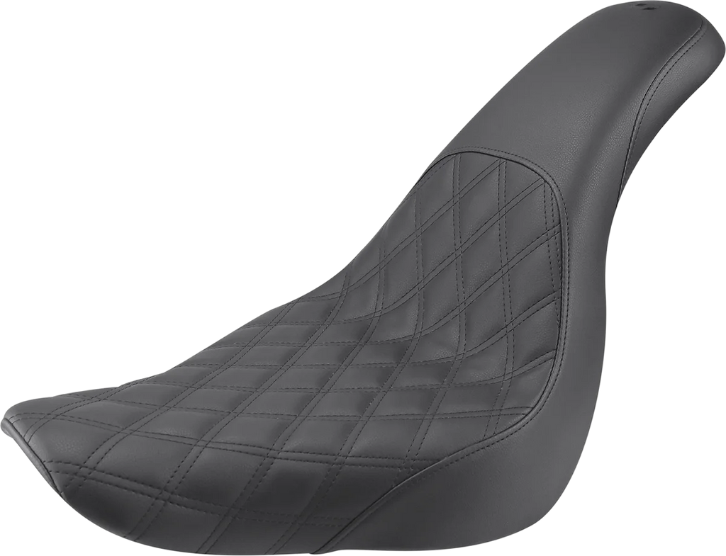 Saddlemen Profiler Seat - Front Lattice/Rear Smooth - Black 818-29-149 - Main Product View