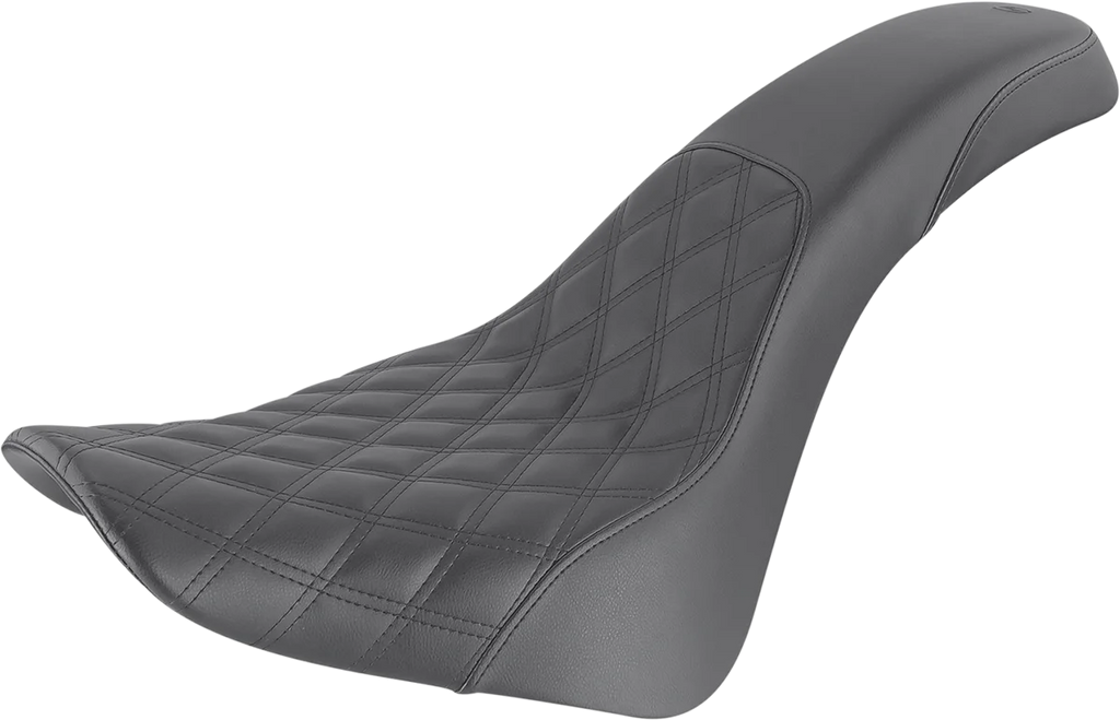 Saddlemen Profiler Seat - Front Lattice/Rear Smooth - Black 818-33-149 - Main Product View