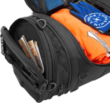 Load image into Gallery viewer, Saddlemen R1300LXE Tactical Roll Bag - Black EX000045A - Back View