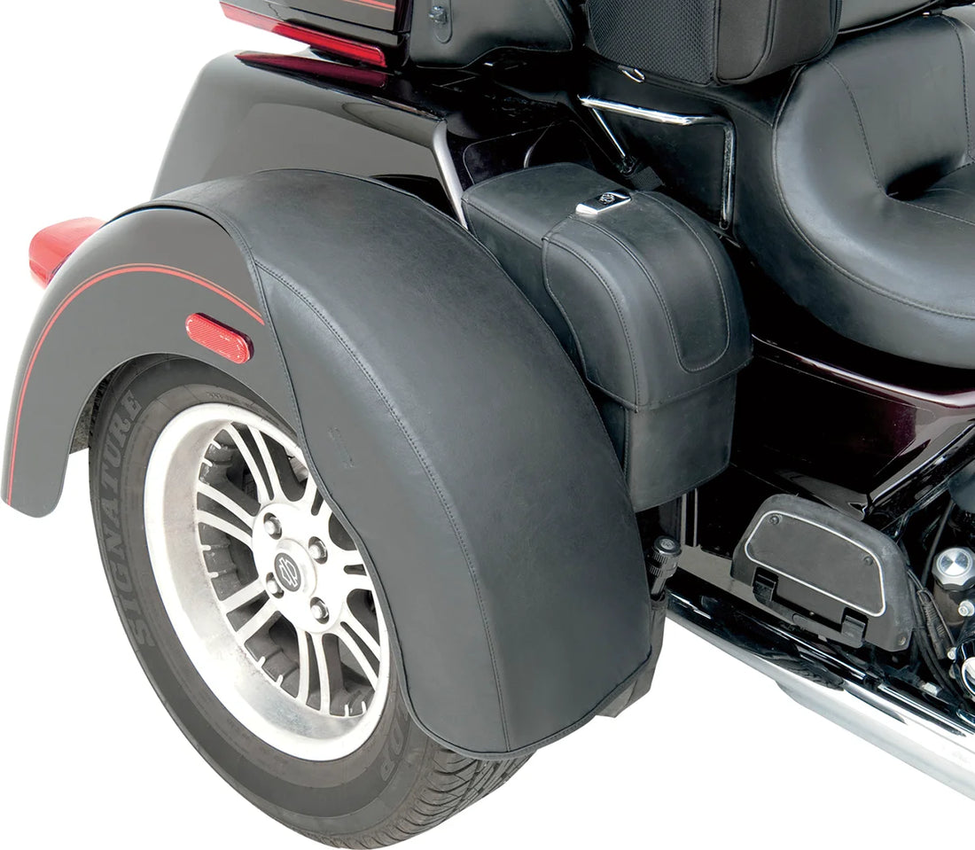 Saddlemen Rear Fender Bra Set - Tattoo - Detail View