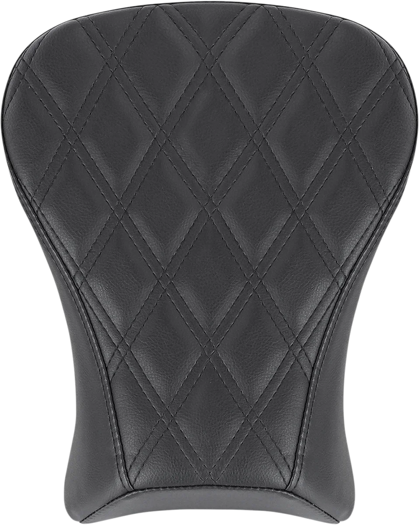 Saddlemen Renegade Pillion Pad - Touring - Lattice Stitched - Brown - FLSB/FXLR '18-'23 818-29-012BLS - Side View