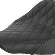 Load image into Gallery viewer, Saddlemen Renegade Solo Seat - Lattice Stitched - Black - FL/FX '18-'23 818-27-002LS - Main Product View