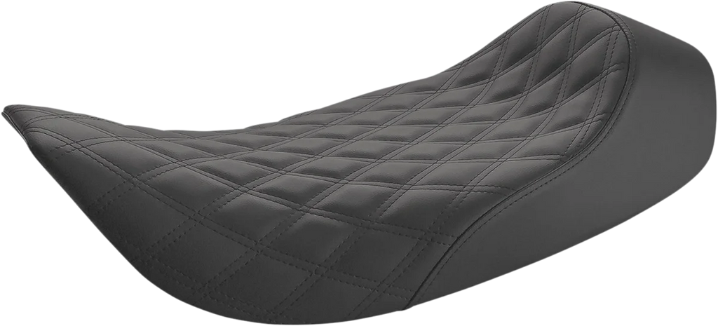 Saddlemen Renegade Solo Seat - Lattice Stitched - Black - FLH '97-'07 897-06-002LS - Main Product View