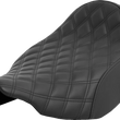 Load image into Gallery viewer, Saddlemen Renegade Solo Seat - Lattice Stitched - Black - FLT/FLH '23-'24 823-07-002LS - Main Product View
