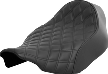 Load image into Gallery viewer, Saddlemen Renegade Solo Seat - Lattice Stitched - Black - FLT/FLH '23-'24 823-07-002LS - Main Product View