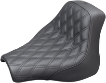 Load image into Gallery viewer, Saddlemen Renegade Solo Seat - Lattice Stitched - Black - FXFB '18-'19 818-28-002LS - Main Product View