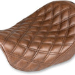 Load image into Gallery viewer, Saddlemen Renegade Solo Seat - Lattice Stitched - Brown - Dyna '04-'05 804-04-002BLS - Main Product View