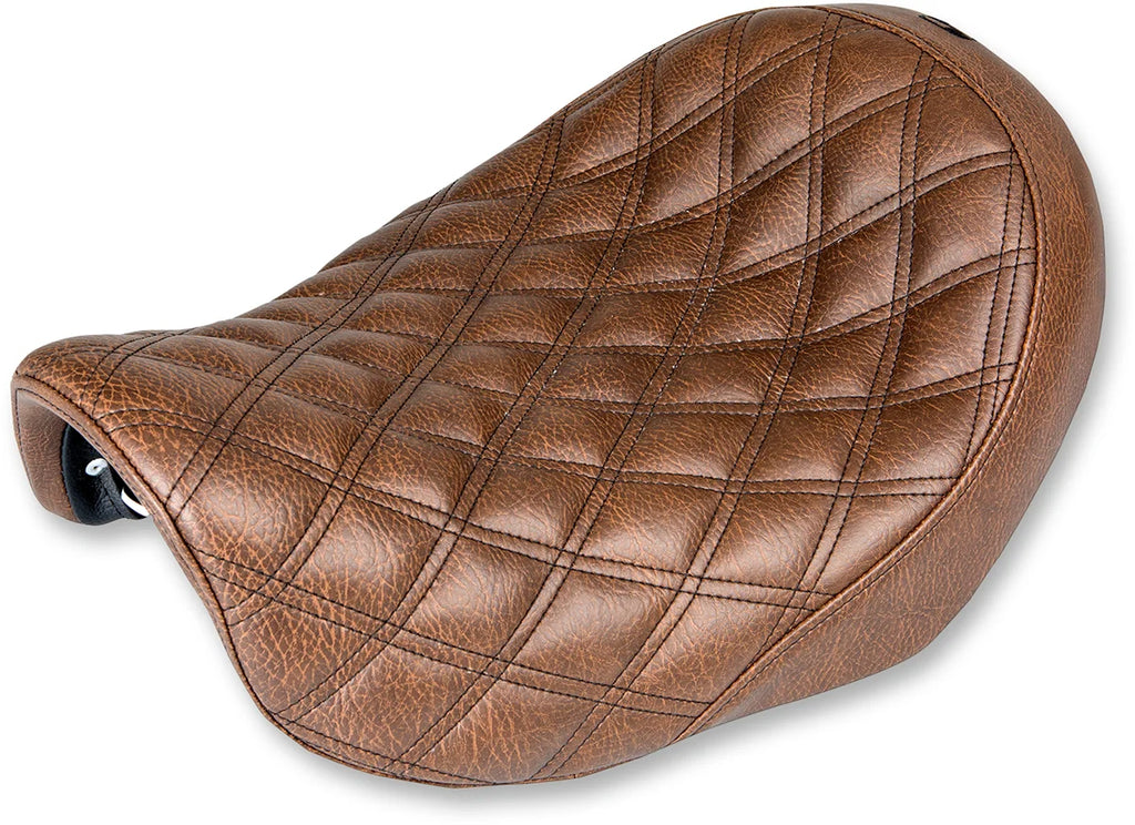 Saddlemen Renegade Solo Seat - Lattice Stitched - Brown - Dyna '04-'05 804-04-002BLS - Main Product View