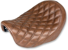 Load image into Gallery viewer, Saddlemen Renegade Solo Seat - Lattice Stitched - Brown - Dyna '04-'05 804-04-002BLS - Main Product View