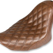 Load image into Gallery viewer, Saddlemen Renegade Solo Seat - Lattice Stitched - Brown - FL/FX '06-'17 806-12-002BLS - Main Product View