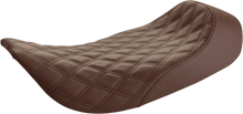 Load image into Gallery viewer, Saddlemen Renegade Solo Seat - Lattice Stitched - Brown - FLH '97-'07 897-06-002BLS - Main Product View