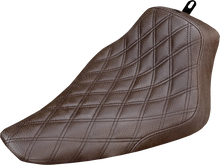 Load image into Gallery viewer, Saddlemen Renegade Solo Seat - Lattice Stitched - Brown - FLS '12-'17 812-26-002BLS - Main Product View