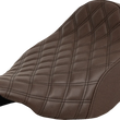 Load image into Gallery viewer, Saddlemen Renegade Solo Seat - Lattice Stitched - Brown - FLT/FLH '23-'24 823-07-002BLS - Main Product View