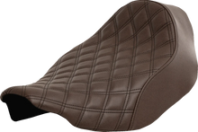Load image into Gallery viewer, Saddlemen Renegade Solo Seat - Lattice Stitched - Brown - FLT/FLH '23-'24 823-07-002BLS - Main Product View