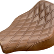Load image into Gallery viewer, Saddlemen Renegade Solo Seat - Lattice Stitched - Brown - FX '18-'20 818-30-002BLS - Main Product View