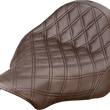 Load image into Gallery viewer, Saddlemen Renegade Solo Seat - Lattice Stitched - Brown - FXSB '13-17 813-27-002BLS - Main Product View