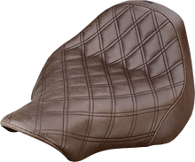 Load image into Gallery viewer, Saddlemen Renegade Solo Seat - Lattice Stitched - Brown - FXSB '13-17 813-27-002BLS - Main Product View