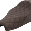 Load image into Gallery viewer, Saddlemen Renegade Solo Seat - Lattice Stitched - Brown - XL '04-'20 807-11-002BLS - Main Product View