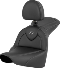 Load image into Gallery viewer, Saddlemen RoadSofa™ Seat - Carbon Fiber - with Driver Backrest - FLFB/FXBR '18-'24 818-27-185BR - Main Product View