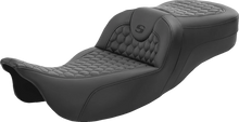 Load image into Gallery viewer, Saddlemen RoadSofa™ Seat - Honeycomb - Extended Reach - FL '08-'23 808-07B-190 - Main Product View