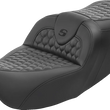 Load image into Gallery viewer, Saddlemen RoadSofa™ Seat - Honeycomb - Extended Reach - FL '08-'23 808-07B-190 - Side View