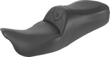 Load image into Gallery viewer, Saddlemen RoadSofa™ Seat - With Backrest - Black w/Black Stitching - Trikes 808-07B-187TBR - Side View