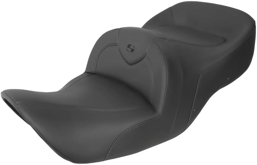 Saddlemen RoadSofa™ Seat - without Backrest - Black w/ Black Stitching - GL1800 '01-'10 H01-07-187 - Main Product View
