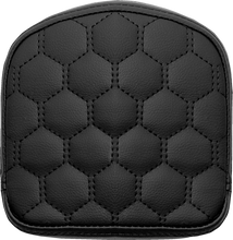 Load image into Gallery viewer, Saddlemen RoadSofa™ Sissy Bar Pad - Honeycomb - Gold Stitching 040849GOL - Side View