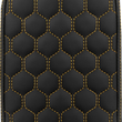 Load image into Gallery viewer, Saddlemen RoadSofa™ Sissy Bar Pad - Honeycomb - Gold Stitching 041149GOL - Main Product View