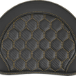 Load image into Gallery viewer, Saddlemen RoadSofa™ Sissy Bar Pad - Honeycomb - Gold Stitching 051349GOL - Main Product View
