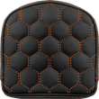 Load image into Gallery viewer, Saddlemen RoadSofa™ Sissy Bar Pad - Honeycomb - Orange Stitching 040849ORA - Main Product View