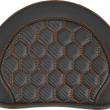 Load image into Gallery viewer, Saddlemen RoadSofa™ Sissy Bar Pad - Honeycomb - Orange Stitching 051349ORA - Main Product View