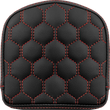 Load image into Gallery viewer, Saddlemen RoadSofa™ Sissy Bar Pad - Honeycomb - Red Stitching 040849RED - Main Product View