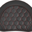 Load image into Gallery viewer, Saddlemen RoadSofa™ Sissy Bar Pad - Honeycomb - Red Stitching 051349RED - Main Product View