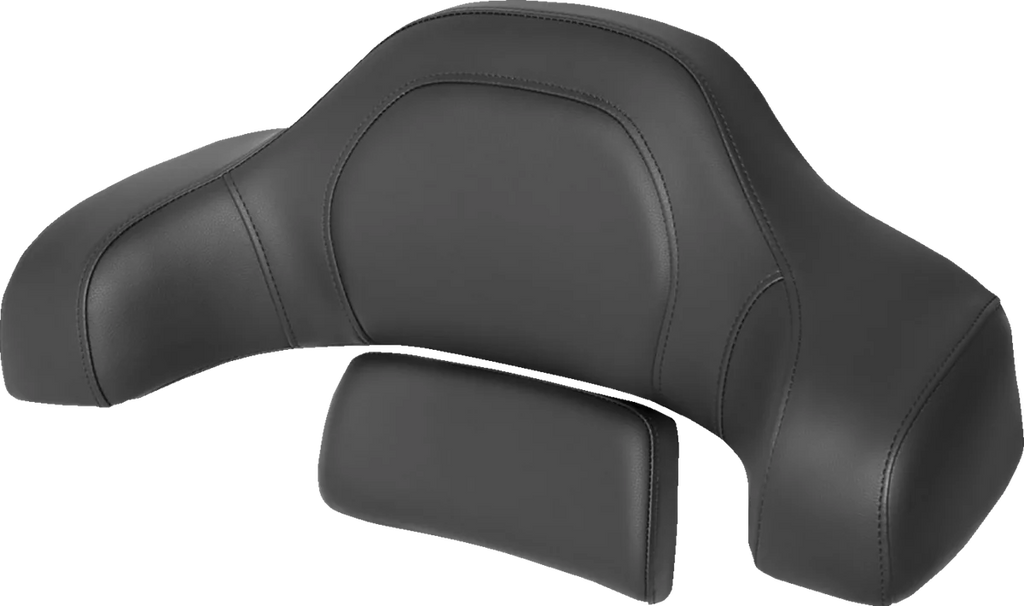 Saddlemen RoadSofa™ Tour-Pak® Pad - Black w/ Black Stitching - Indian '14-'22 I14-07-TPACK-RS - Main Product View