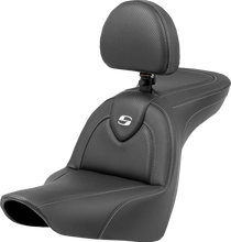 Load image into Gallery viewer, Saddlemen Roadsofa™ Carbon Fiber Seat - Carbon Fiber - with Backrest - FXLR/FLSB '18-'23 818-29-185BR - Main Product View