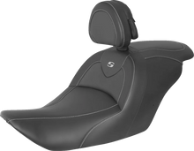 Load image into Gallery viewer, Saddlemen Roadsofa™ Carbon Fiber Seat - Carbon Fiber - with Backrest - GL1800 '14-'17 H23-20-185BR - Main Product View