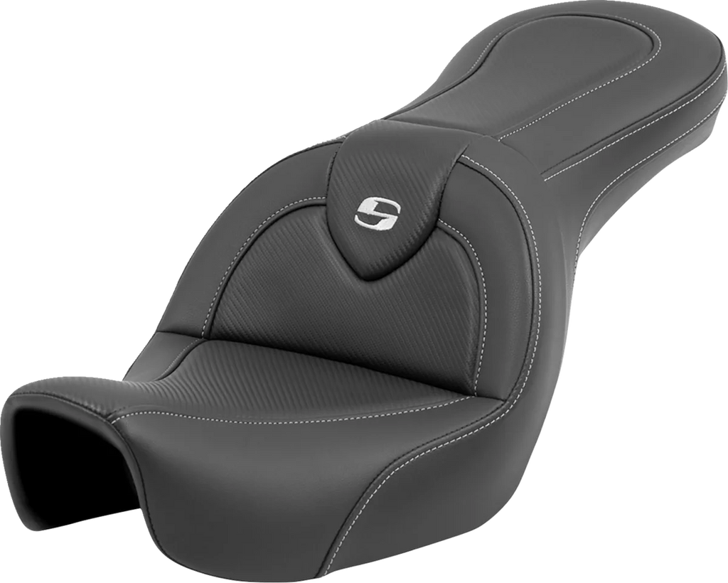 Saddlemen Roadsofa™ Carbon Fiber Seat - Carbon Fiber - without Backrest - FXD '06-'17 806-04-185 - Main Product View