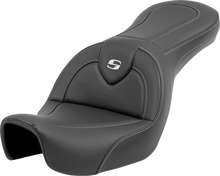 Load image into Gallery viewer, Saddlemen Roadsofa™ Carbon Fiber Seat - Carbon Fiber - without Backrest - FXD '06-'17 806-04-185 - Main Product View