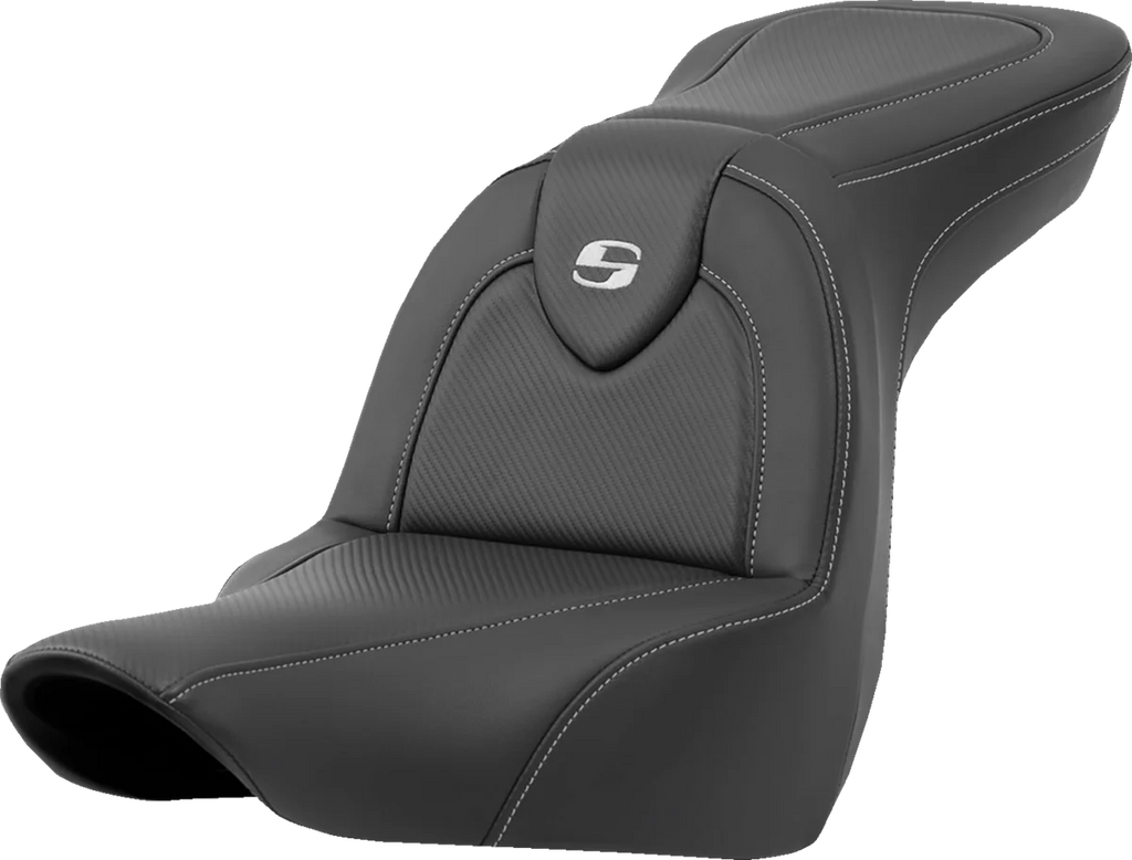 Saddlemen Roadsofa™ Carbon Fiber Seat - Carbon Fiber - without Backrest - FXLR/FLSB '18-'23 818-29-185 - Main Product View