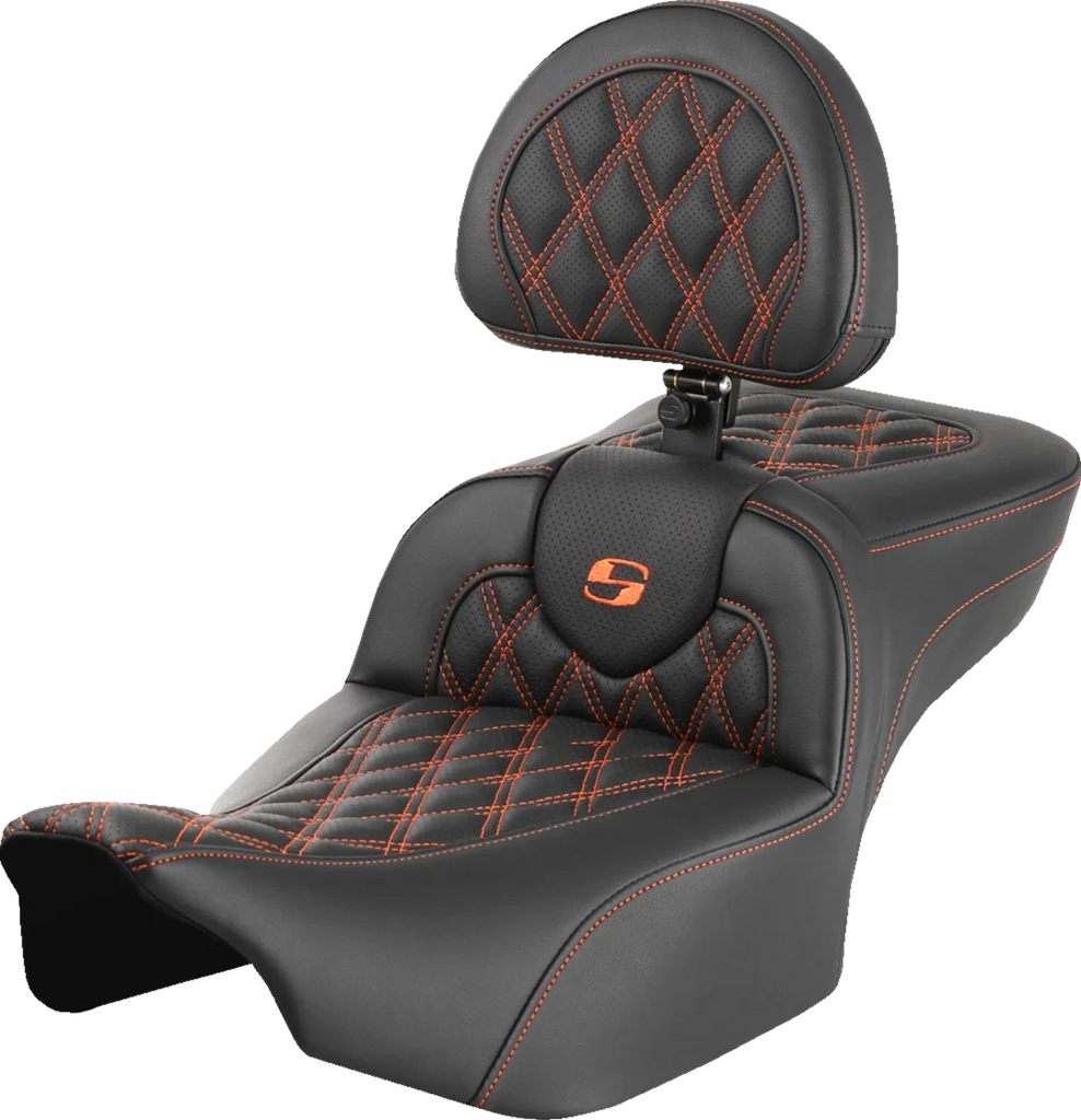Saddlemen Roadsofa™ Extended Reach Seat - with Backrest