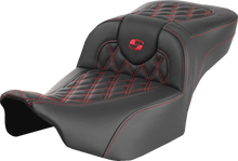 Load image into Gallery viewer, Saddlemen Roadsofa™ Extended Reach Seat - Red Stitch