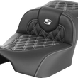 Load image into Gallery viewer, Saddlemen Roadsofa™ Extended Reach Seat - White Stitch