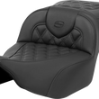 Load image into Gallery viewer, Saddlemen Roadsofa™ Extended Reach Seat - without Backrest - Tuck-n-Roll - FLTR/FLHX '23-'24 823-07-20300 - Side View