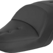 Load image into Gallery viewer, Saddlemen Roadsofa™ Pillow Top Seat - With Backrest - Black H23-20-181BR - Side View