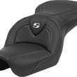 Load image into Gallery viewer, Saddlemen Roadsofa™ Seat - Carbon Fiber - Black Stitch - without Backrest - FL '04-'05 804-04-185 - Main Product View