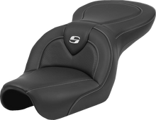 Load image into Gallery viewer, Saddlemen Roadsofa™ Seat - Carbon Fiber - Black Stitch - without Backrest - FL '04-'05 804-04-185 - Main Product View